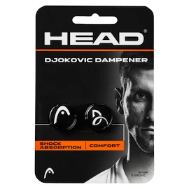 Antivibrator Head Djokovic Dampener Black 2 Pack