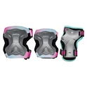 Apărători inline pentru copii Powerslide  Kids Pro Girls II Set Grey/Pink