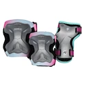 Apărători inline pentru copii Powerslide  Kids Pro Girls II Set Grey/Pink