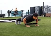 Bandă textilă pentru exerciții SKLZ  Pro Knit Mini Band Medium