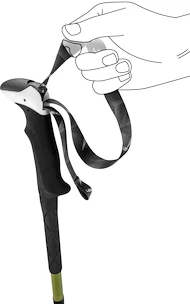 Bețe de trekking Leki  Khumbu Pro FX.One TA, gimblet-black-white