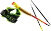 Bețe pentru trail running Leki  Ultratrail FX.One Superlite, bright red-neonyellow-naturalcarbon