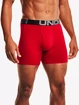 Boxeri pentru bărbați Under Armour  Charged Cotton 6in 3Pack Red