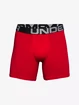 Boxeri pentru bărbați Under Armour  Charged Cotton 6in 3Pack Red