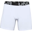 Boxeri pentru bărbați Under Armour  Charged Cotton 6in 3Pack White