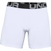 Boxeri pentru bărbați Under Armour  Charged Cotton 6in 3Pack White
