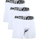 Boxeri pentru bărbați Under Armour  Charged Cotton 6in 3Pack White