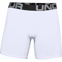 Boxeri pentru bărbați Under Armour  Charged Cotton 6in 3Pack White