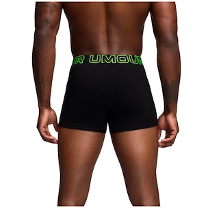 Boxeri pentru bărbați Under Armour Perf Cotton 3in 3Pack Black