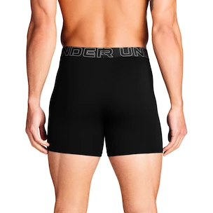 Boxeri pentru bărbați Under Armour Perf Cotton 6in 3Pack black