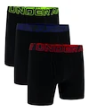 Boxeri pentru bărbați Under Armour Perf Cotton 6in 3Pack Black