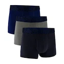 Boxeri pentru bărbați Under Armour Perf Cotton Solid 3in 3Pack Navy  XL