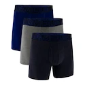 Boxeri pentru bărbați Under Armour Perf Cotton Solid 6in 3Pack Navy