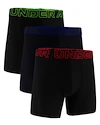 Boxeri pentru bărbați Under Armour Perf Tech 6in 3Pack Black