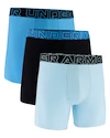 Boxeri pentru bărbați Under Armour Perf Tech 6in 3Pack Blue