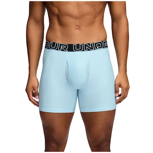 Boxeri pentru bărbați Under Armour Perf Tech 6in 3Pack Blue