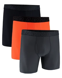 Boxeri pentru bărbați Under Armour Perf Tech Mesh 6in 3Pack Red
