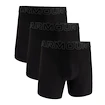 Boxeri pentru bărbați Under Armour Perf Tech Mesh Solid 6in 3Pack Black