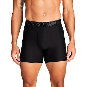 Boxeri pentru bărbați Under Armour Perf Tech Mesh Solid 6in 3Pack Black