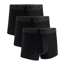 Boxeri pentru bărbați Under Armour Perf Tech Solid 3in 3Pack Black