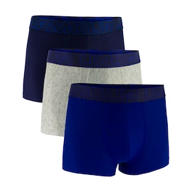 Boxeri pentru bărbați Under Armour Perf Tech Solid 3in 3Pack Royal