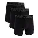 Boxeri pentru bărbați Under Armour Perf Tech Solid 6in 3Pack Black