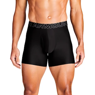 Boxeri pentru bărbați Under Armour Perf Tech Solid 6in 3Pack Black