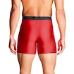 Boxeri pentru bărbați Under Armour Perf Tech Solid 6in 3Pack Red