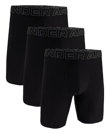 Boxeri pentru bărbați Under Armour Perf Tech Solid 9in 3Pack Black