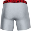 Boxeri pentru bărbați Under Armour  Tech 6in 2Pack Grey