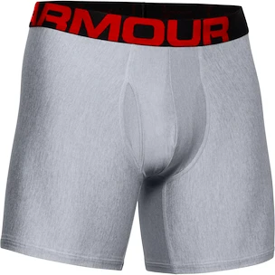 Boxeri pentru bărbați Under Armour  Tech 6in 2Pack Grey