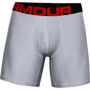 Boxeri pentru bărbați Under Armour  Tech 6in 2Pack Grey
