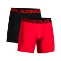 Boxeri pentru bărbați Under Armour  Tech 6in 2Pack Red