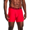 Boxeri pentru bărbați Under Armour  Tech 6in 2Pack Red