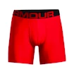 Boxeri pentru bărbați Under Armour  Tech 6in 2Pack Red  S
