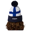 Căciulă CCM  Flag Hood Team FIN Navy