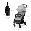 Cărucior de oraș Kinderkraft Apino Dove Grey