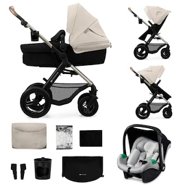 Cărucior de oraș Kinderkraft Moov 2 3in1 Moonlight Grey