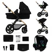 Cărucior de oraș Kinderkraft Moov 2 XL Pure Black