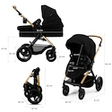 Cărucior de oraș Kinderkraft Moov 2 XL Pure Black