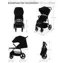 Cărucior de oraș Kinderkraft Trig 3  Onyx Black