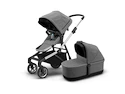 Cărucior de oraș Thule Sleek Aluminum/Gray Melange