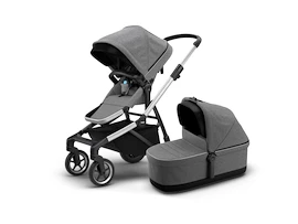 Cărucior de oraș Thule Sleek Aluminum/Gray Melange