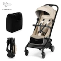 Cărucior pentru avion Kinderkraft Pilot 2 Beige