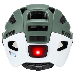 Cască de ciclism Uvex Finale Visor V Moss Green-Cloud M (S4109770400) 52 - 57 cm