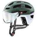 Cască de ciclism Uvex Finale Visor V Moss Green-Cloud M (S4109770400) 52 - 57 cm