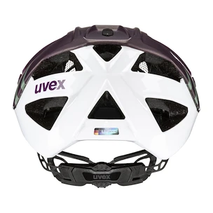 Cască de ciclism Uvex Quatro CC Plum-White Mat (S4100260100) 52 - 57 cm