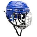 Cască de hochei Bauer  IMS 5.0 II Combo Blue Senior