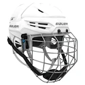 Cască de hochei Bauer RE-AKT 55 Combo White Senior L