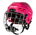 Cască de hochei CCM Tacks 70 Combo Pink Junior